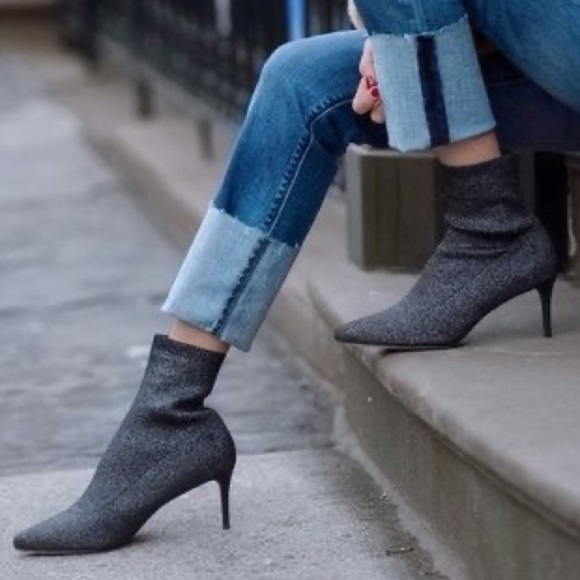 PLV Pour La Victoire Daphne Nickle Knit Sock Boot - Picture 15 of 15